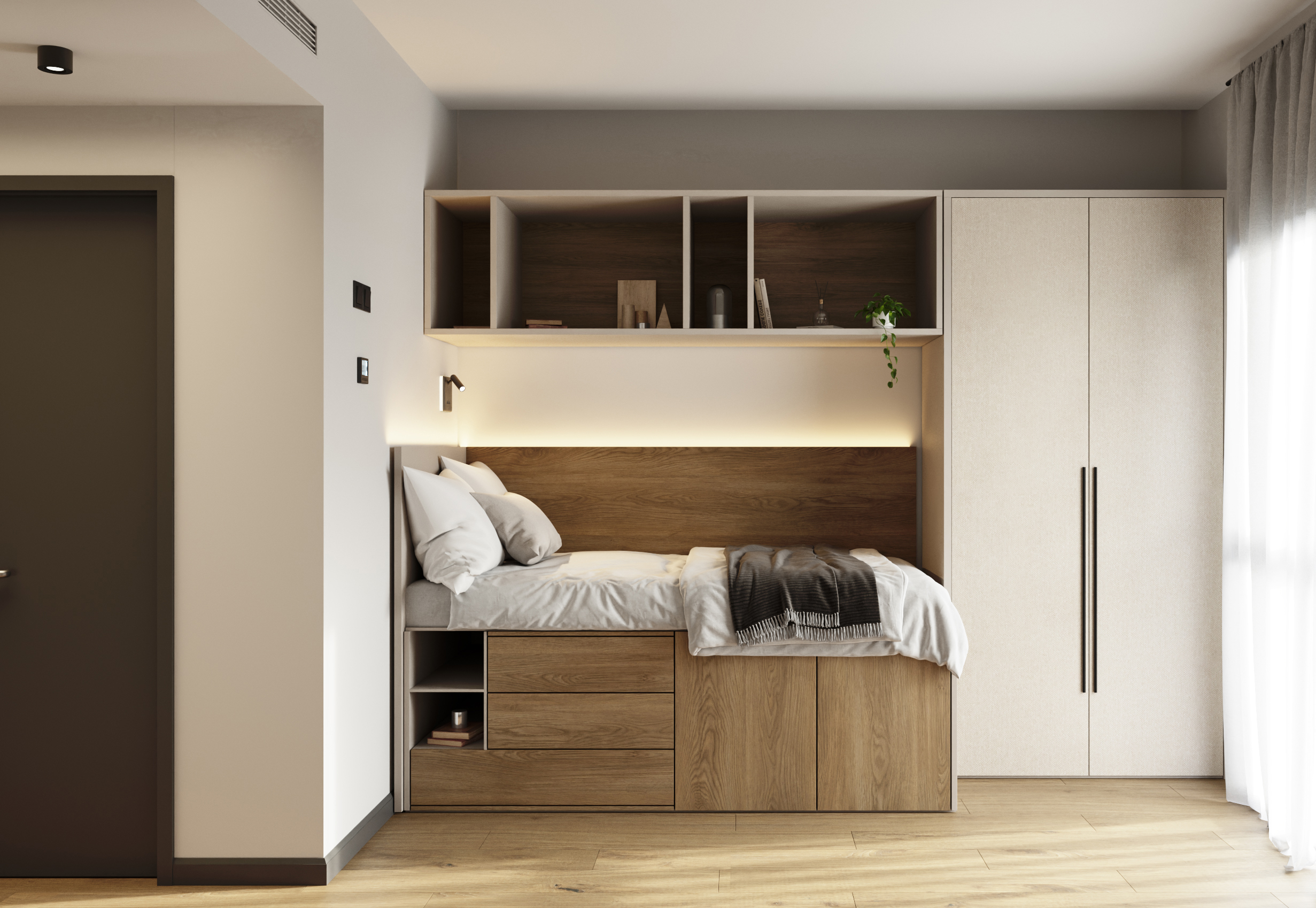 Infografía Habitacion Tipo 1
