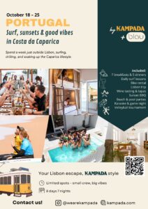 Portugal Flyer Kampada + Blau